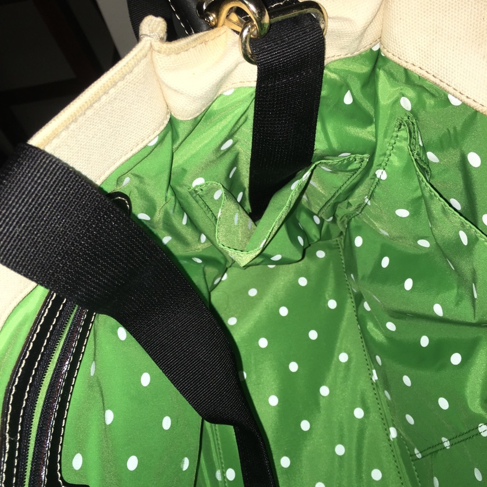 Kate spade canvas diaper bag